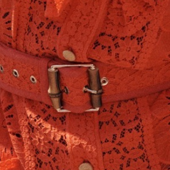 Zimmermann red lace midi skirt sample size 4/6 - Picture 11 of 11